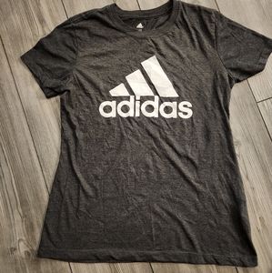 Adidas Golf Womens Shirt Gray Size M Athletic T-Shirt Short Sleeve Golf
